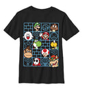 Boy's Nintendo Mario Characters Wall T-Shirt
