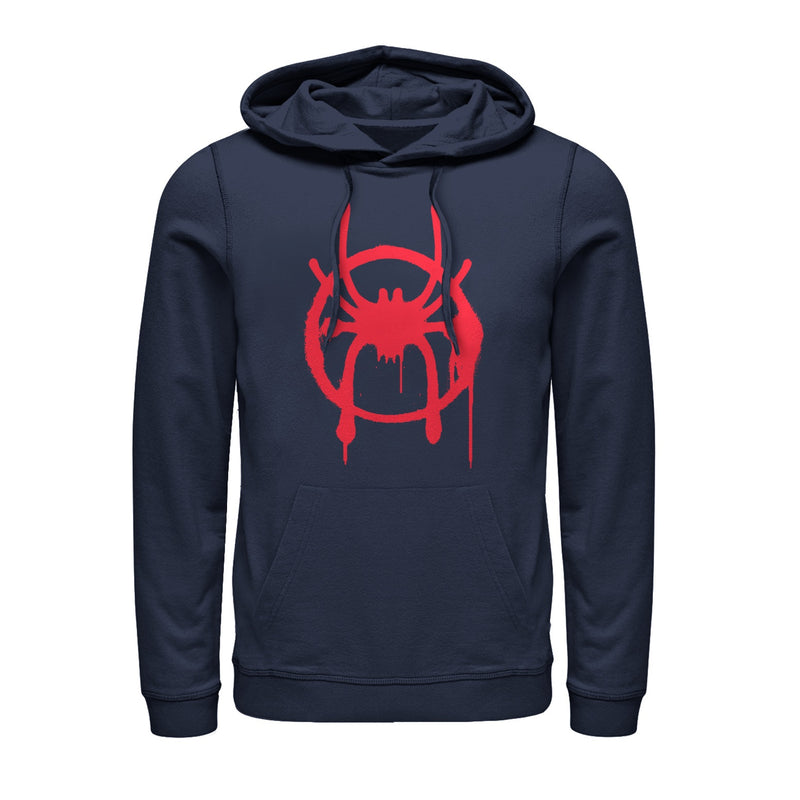 Men's Marvel Spider-Man: Into the Spider-Verse Symbol Pull Over