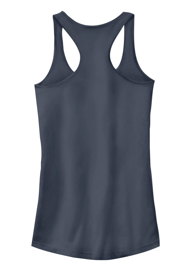 Junior's Lilo & Stitch Surf More Worry Less Racerback Tank Top