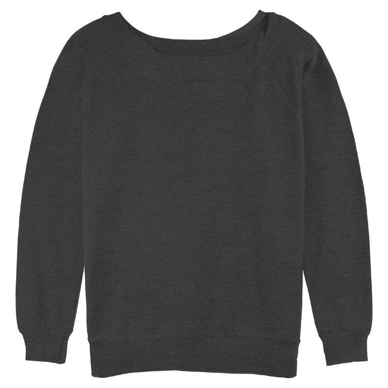 Junior's Mickey & Friends Surprised Pink Logo Sweatshirt