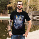 Men's Lost Gods Boombox Cat and Unicorn Space Song T-Shirt