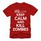 Men's Lost Gods Keep Calm and Kill Zombies T-Shirt