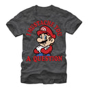 Men's Nintendo Mario Mustache T-Shirt