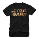 Men's Star Wars Floral Print Logo T-Shirt