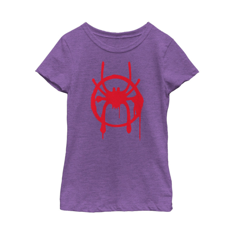 Girl's Marvel Spider-Man: Into the Spider-Verse Symbol T-Shirt