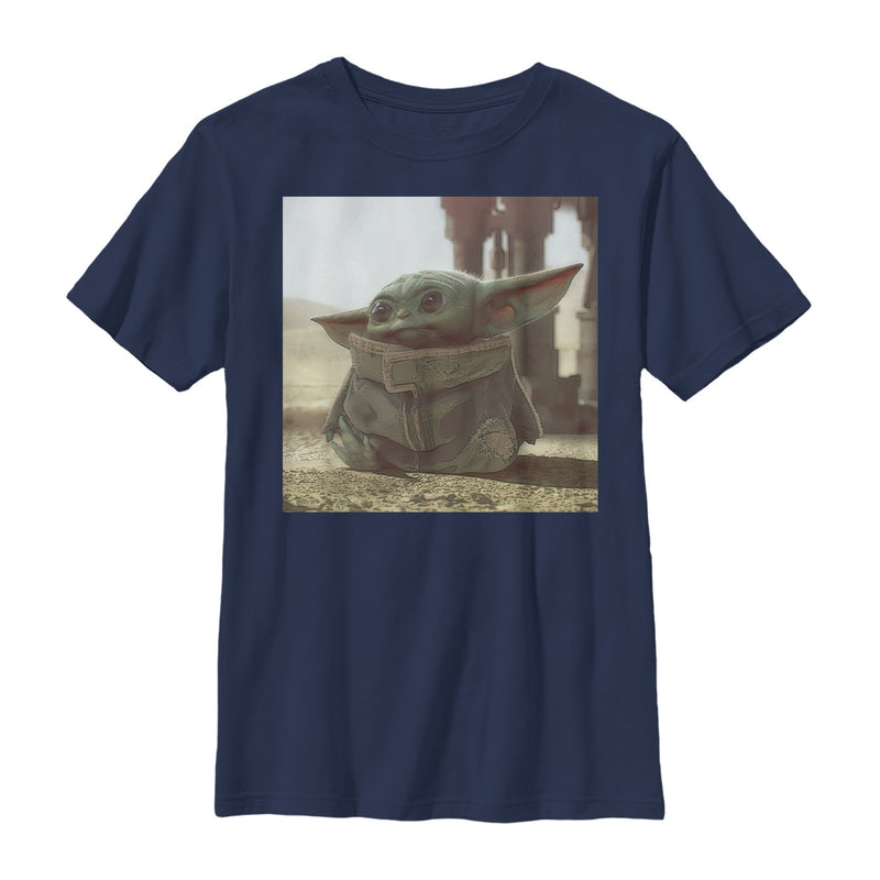 Boy's Star Wars: The Mandalorian The Child Square Frame T-Shirt