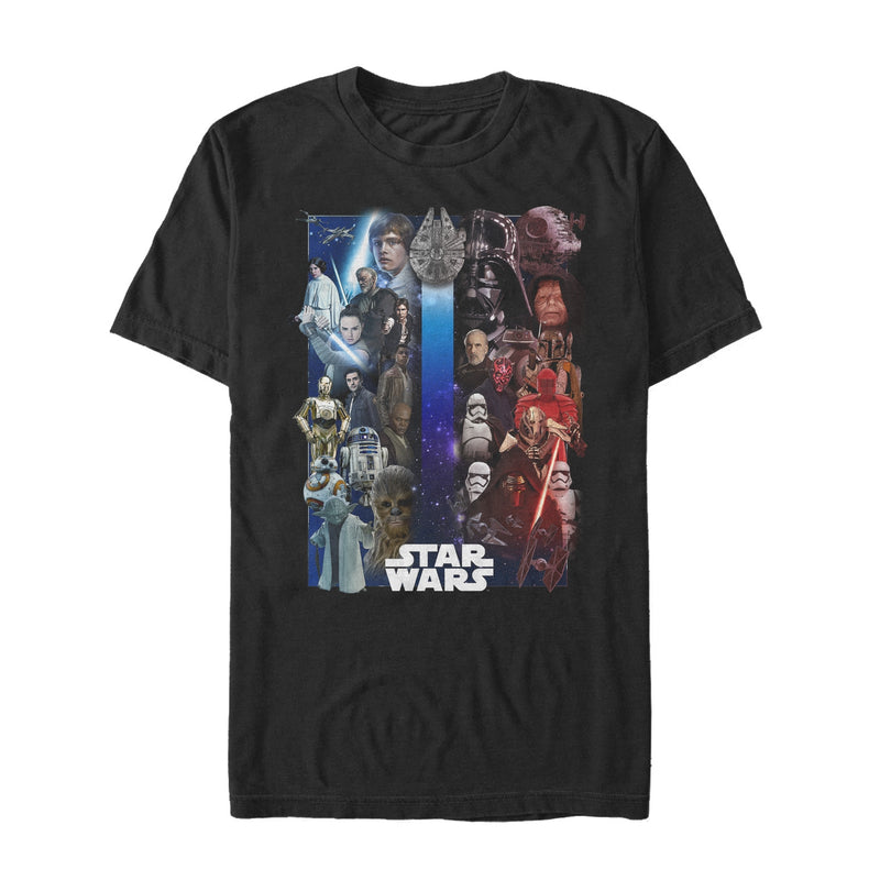 Men's Star Wars Epic Showdown Poster T-Shirt