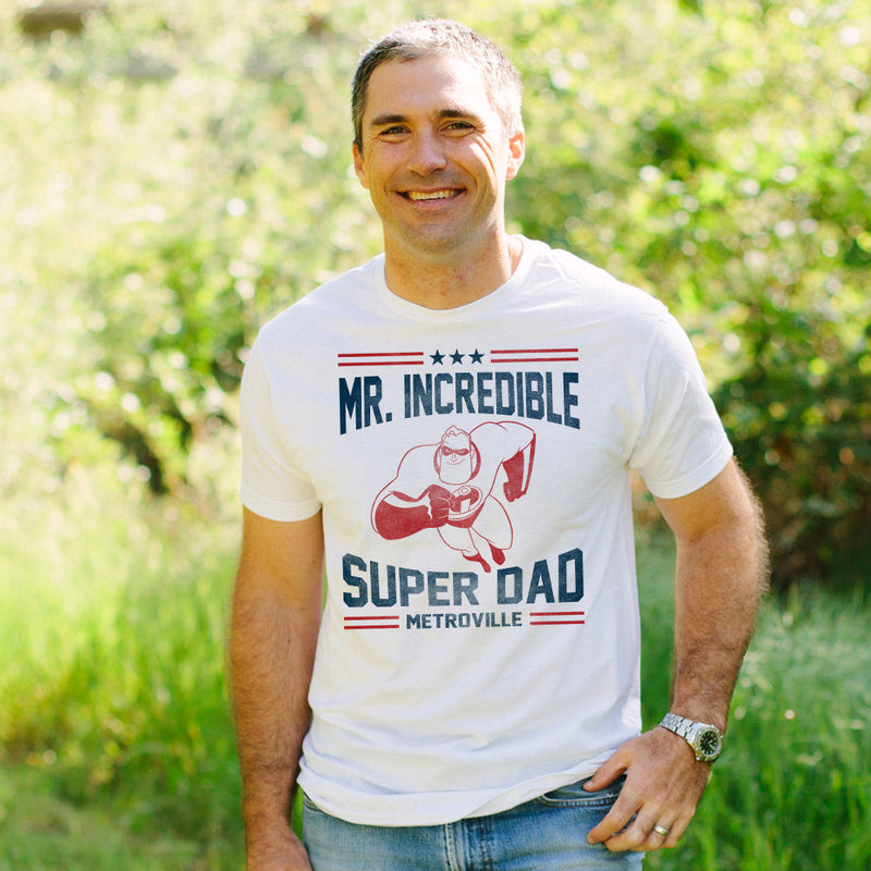 Men's The Incredibles Super Dad Metroville T-Shirt