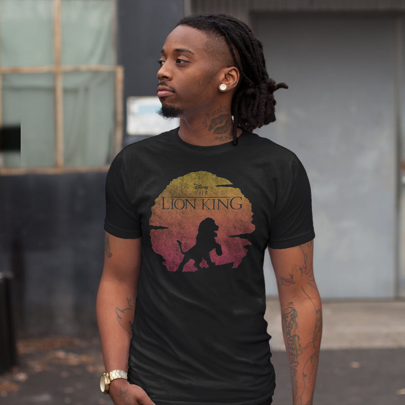 Men's Lion King Sunset Pose T-Shirt