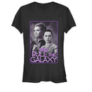 Junior's Star Wars The Force Awakens Leia and Rey Rule the Galaxy T-Shirt