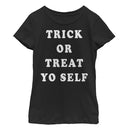 Girl's Lost Gods Halloween Trick Or Treat Yourself T-Shirt
