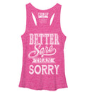 Women's CHIN UP Sore Not Sorry Racerback Tank Top