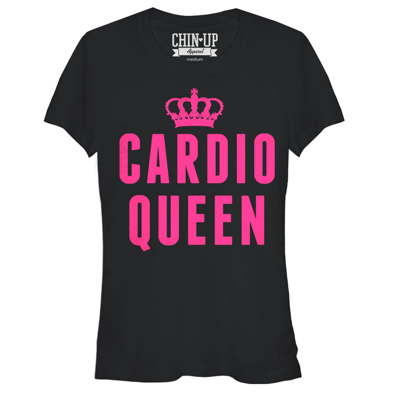 Junior's CHIN UP Cardio Queen T-Shirt