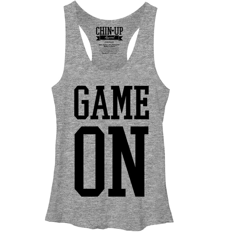 Women's CHIN UP Game On Racerback Tank Top