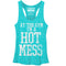 Women's CHIN UP Hot Mess Racerback Tank Top