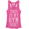 Women's CHIN UP My Gym Shirt Racerback Tank Top