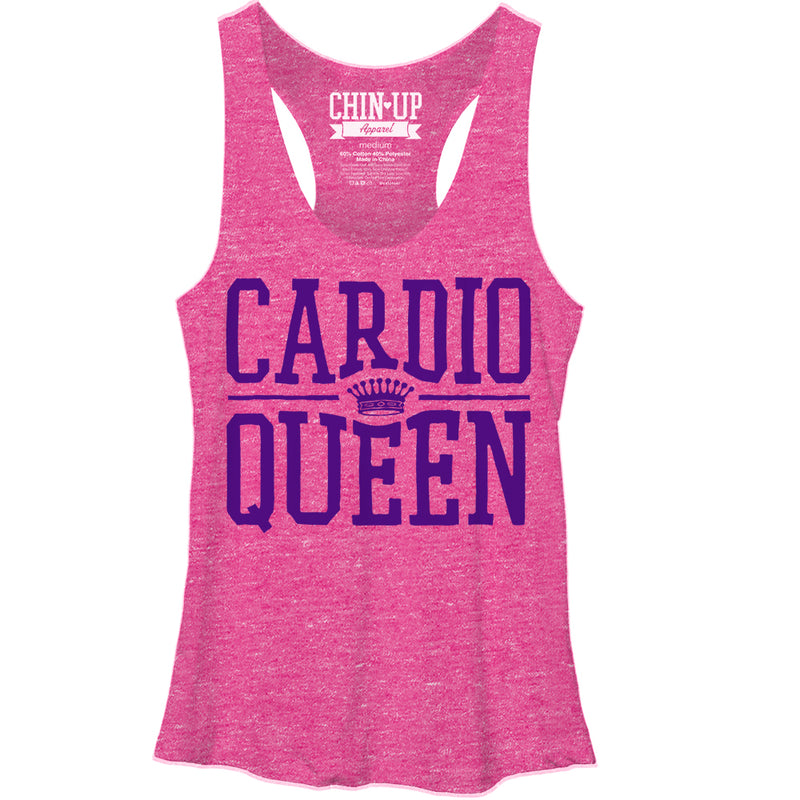 Women's CHIN UP Queen of Cardio Racerback Tank Top