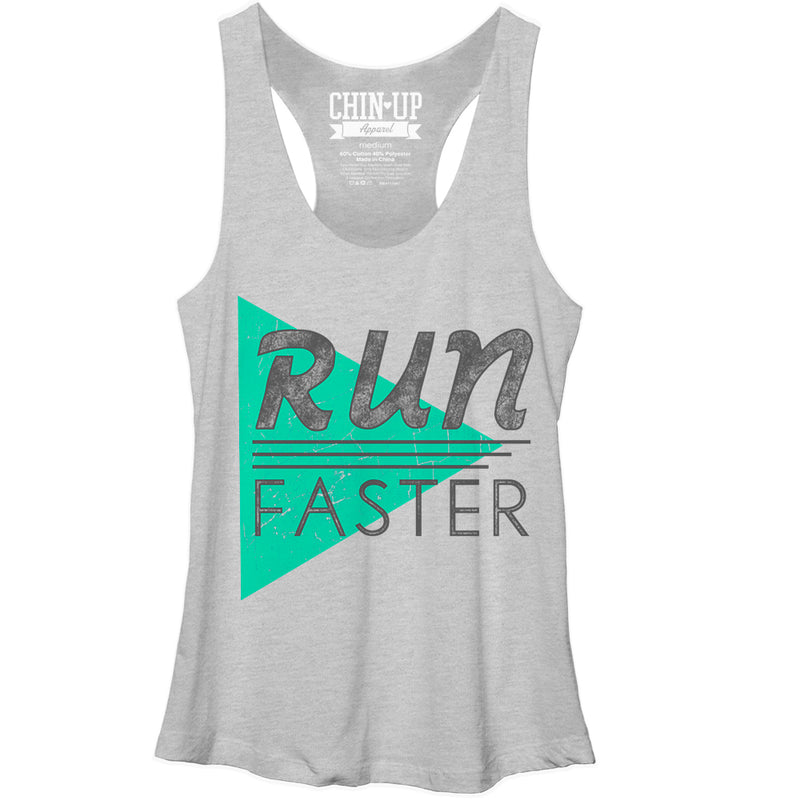 Women's CHIN UP Run Faster Racerback Tank Top