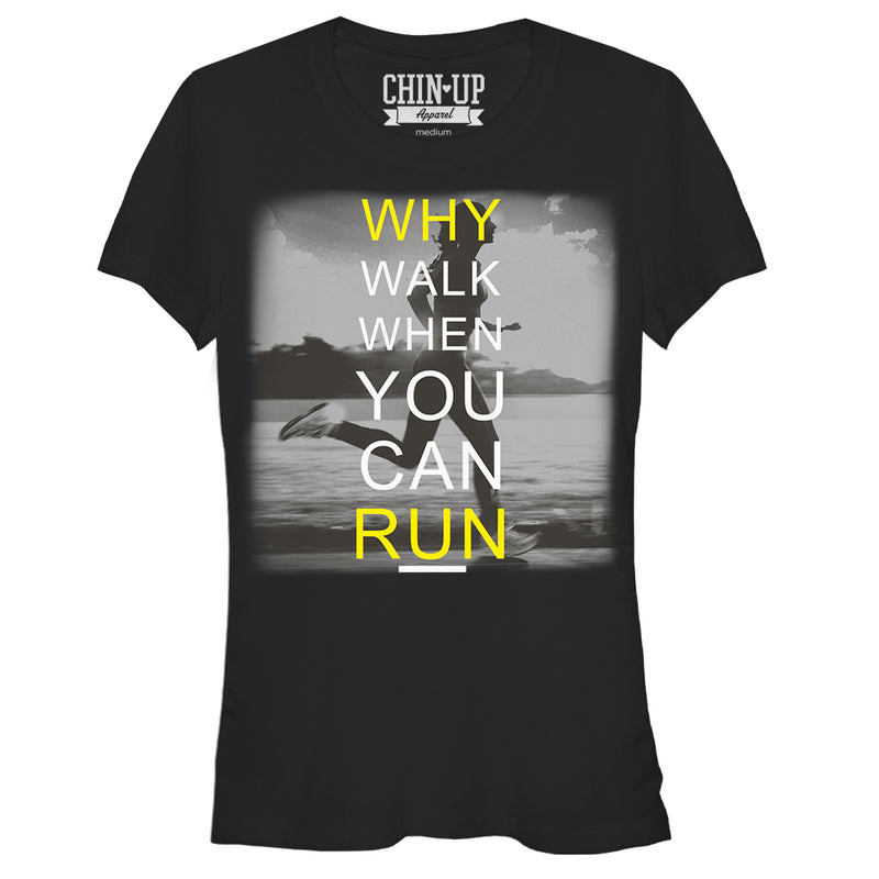 Junior's CHIN UP Runner T-Shirt