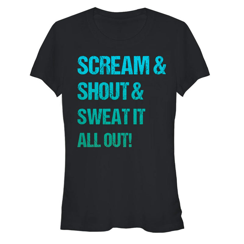 Junior's CHIN UP Scream and Shout T-Shirt
