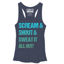 Women's CHIN UP Scream and Shout Racerback Tank Top