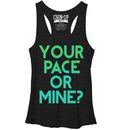 Women's CHIN UP Your Pace or Mine Racerback Tank Top