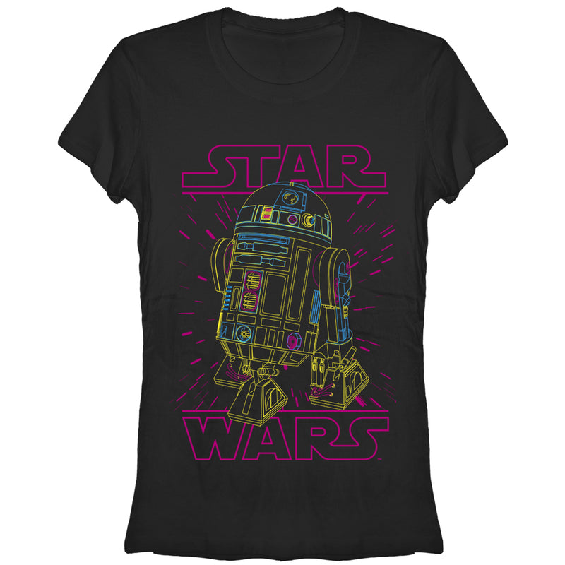 Junior's Star Wars R2-D2 Lines T-Shirt
