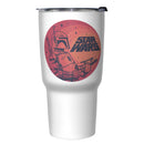 Star Wars Boba Fett Circle Stainless Steel Tumbler With Lid