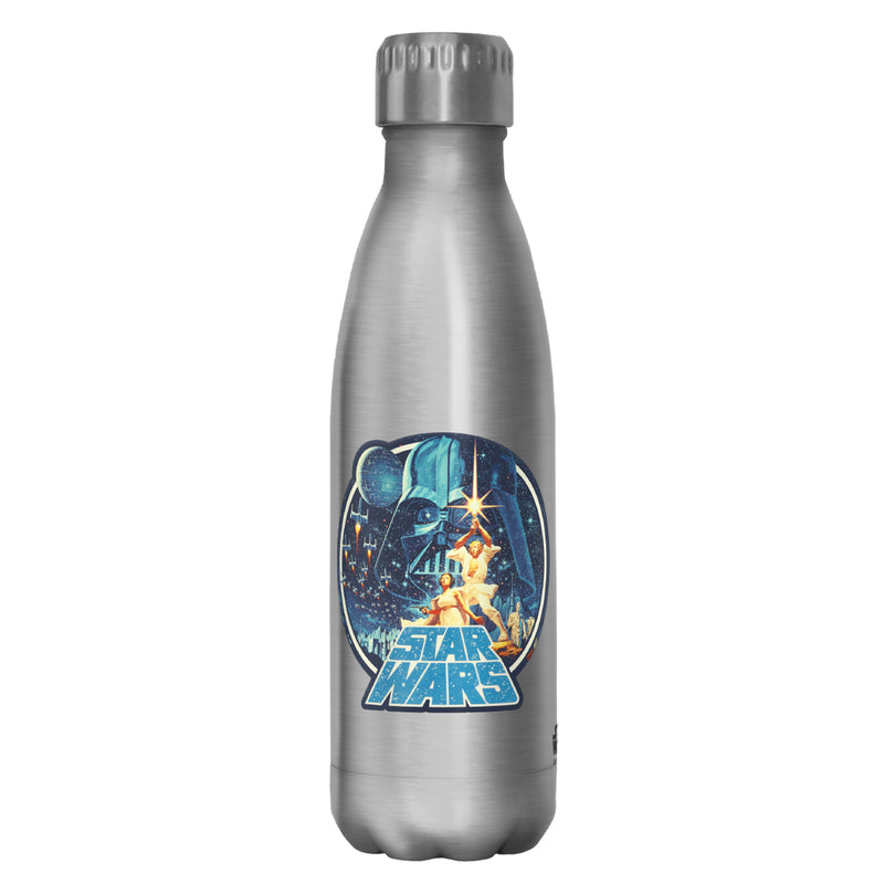 Star Wars Classic Scene Circle Stainless Steel Water Bottle
