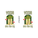 Star Wars Valentine's Day Yoda One For Me Stainless Steel Water Bottle