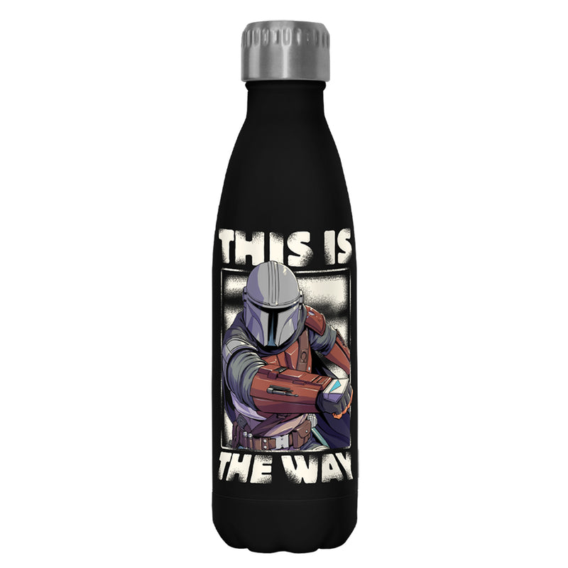 Star Wars: The Mandalorian This is The Way Mando Stainless Steel Water Bottle