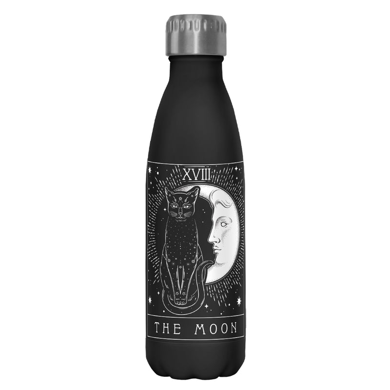 Lost Gods The Moon Tarot Card Stainless Steel Water Bottle