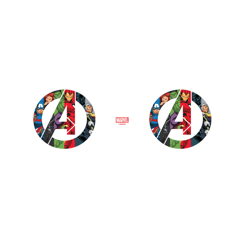 Marvel Avengers Superhero Fill Logo Stainless Steel Tumbler With Lid