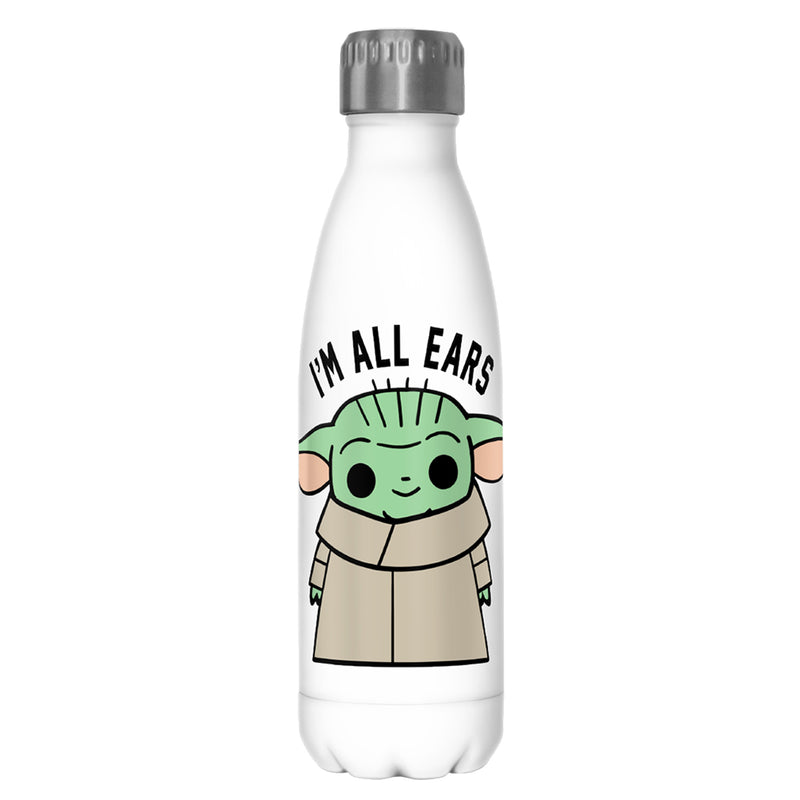 Star Wars: The Mandalorian The Child I'm all ears Stainless Steel Water Bottle