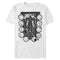 Marvel Men's Eternals Kro Wood Stamp Circles  T-Shirt  White  3XL