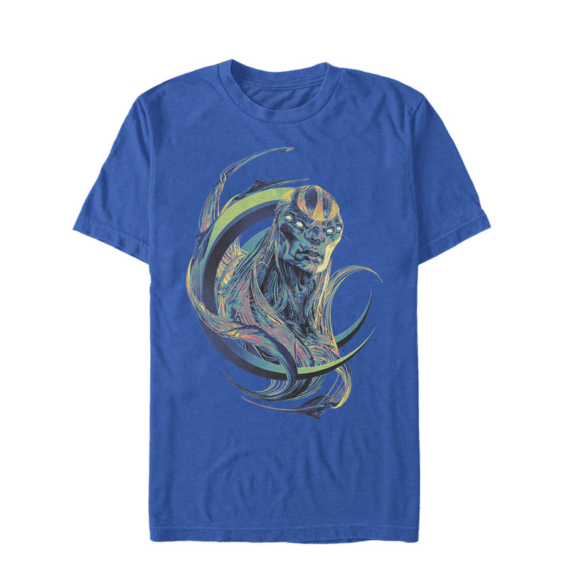 Marvel Men's Eternals Kro Colorful  T-Shirt  Royal Blue  XL