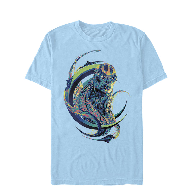 Marvel Men's Eternals Kro Colorful  T-Shirt  Light Blue  S