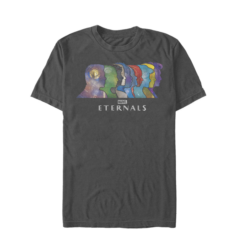 Marvel Men's Eternals Silhouettes  T-Shirt  Charcoal  M