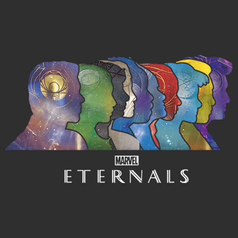 Marvel Men's Eternals Silhouettes  T-Shirt  Charcoal  2XL