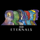 Marvel Men's Eternals Silhouettes  T-Shirt  Black  3XL