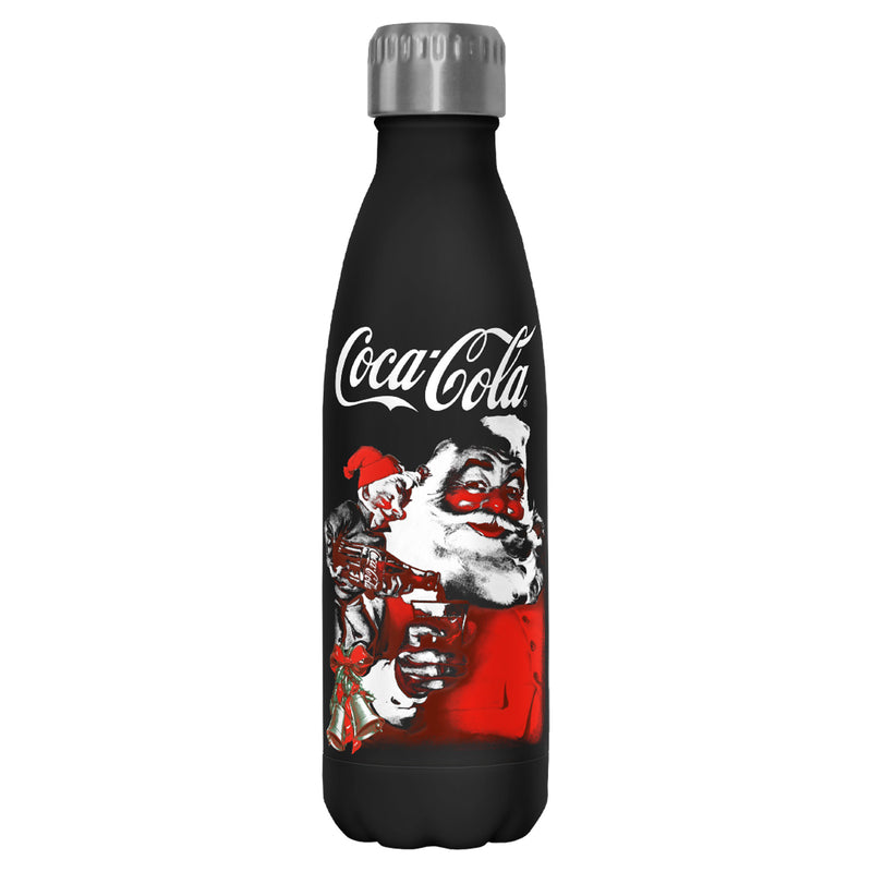 Mom Fuck Sun Big Coke Video - Coca Cola Christmas Santa Claus and Elf Stainless Steel Water Bottle â€“  Fifth Sun