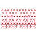 Coca Cola Christmas Logo Sweater Print Stainless Steel Water Bottle
