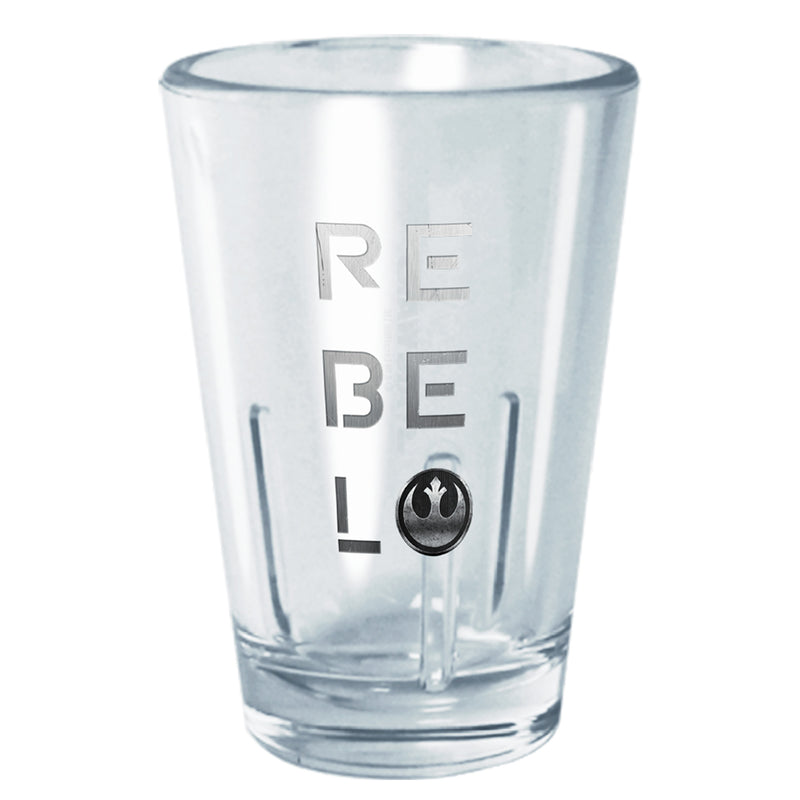 Star Wars Metallic Rebel Logo Tritan Shot Glass