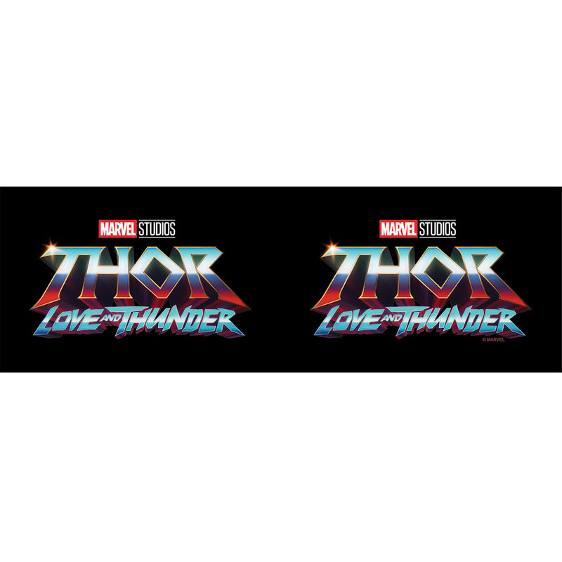 Marvel: Thor: Love and Thunder Metallic Logo Stainless Steel Tumbler With Lid