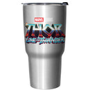 Marvel: Thor: Love and Thunder Metallic Logo Stainless Steel Tumbler With Lid