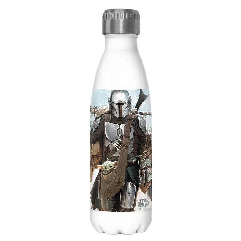 Star Wars: The Mandalorian Holding it All Stainless Steel Water Bottle