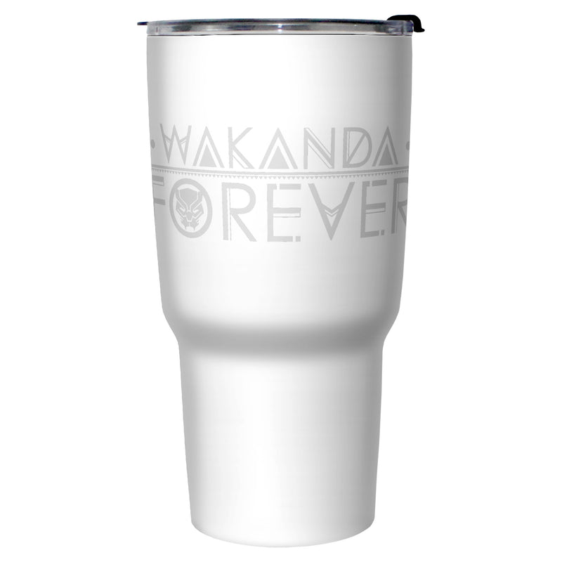 Black Panther: Wakanda Forever Tribal Logo Stainless Steel Tumbler With Lid