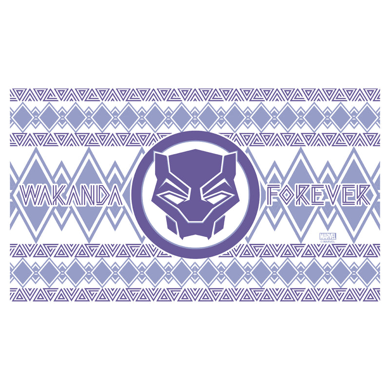 Black Panther: Wakanda Forever Purple Logo Stainless Steel Water Bottle
