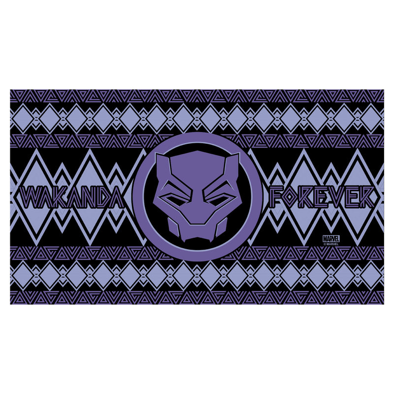 Black Panther: Wakanda Forever Purple Logo Stainless Steel Water Bottle
