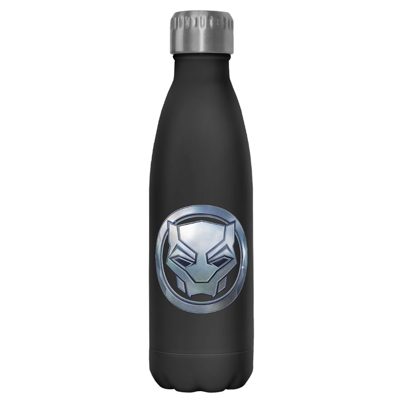 Black Panther: Wakanda Forever Vibranium Panther Logo Stainless Steel Water Bottle